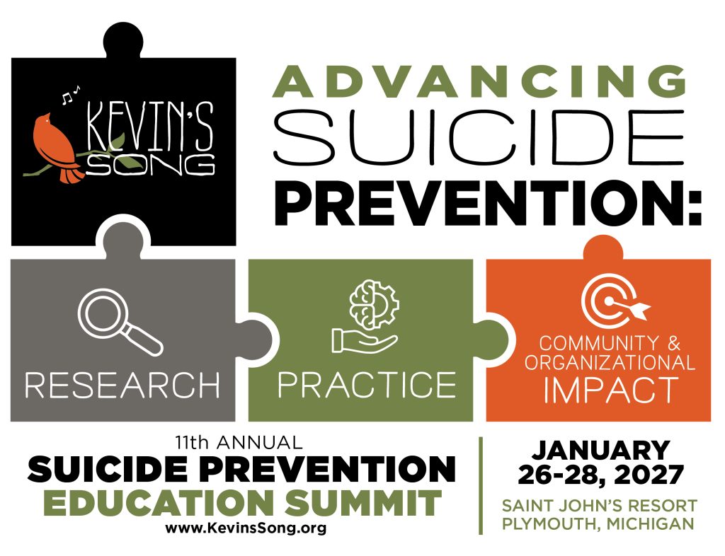 11th Annual Suicide Prevention Education Summit, January 26-28, 2027, Saint John's Resort, Plymouth, Michigan
